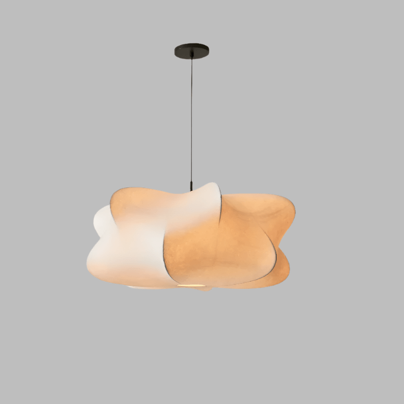 BowLift | Japanese Silk Pendant Lamp in Wabi Sabi Style - Sana