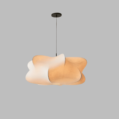 BowLift | Japanese Silk Pendant Lamp in Wabi Sabi Style - Sana