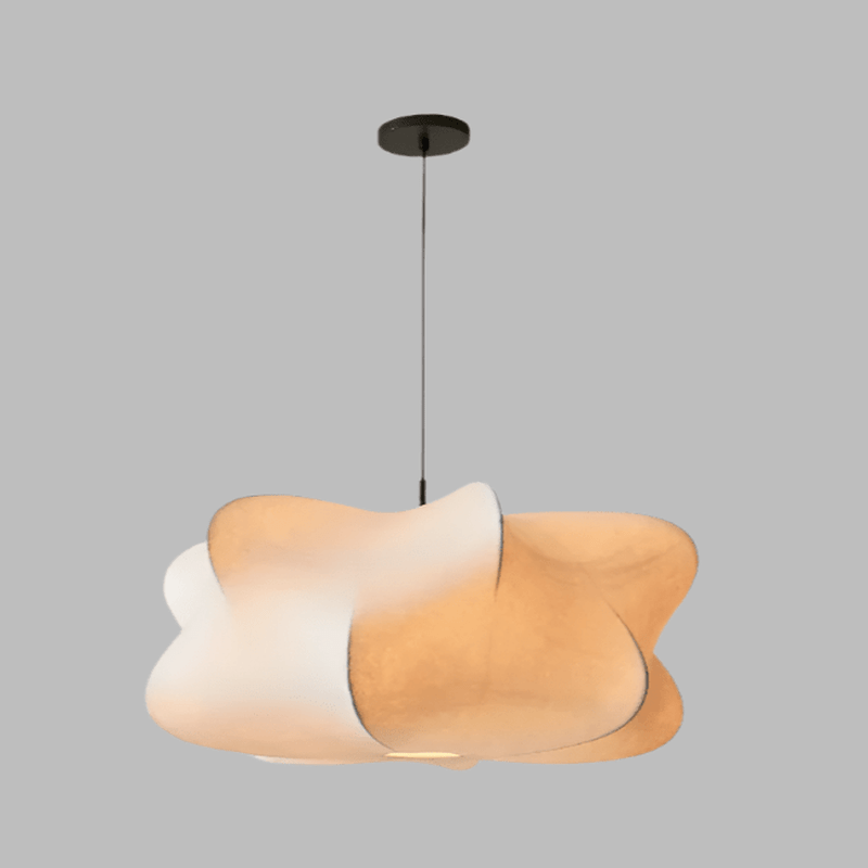 BowLift | Japanese Silk Pendant Lamp in Wabi Sabi Style - Sana