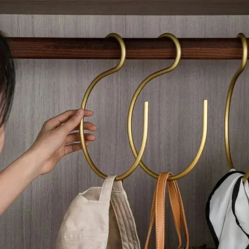 BowLift | S-shaped hanger - Elegant and space-saving metal wardrobe hanger (Set of 5)