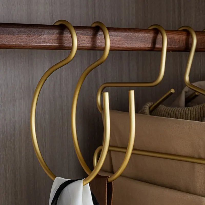 BowLift | S-shaped hanger - Elegant and space-saving metal wardrobe hanger (Set of 5)