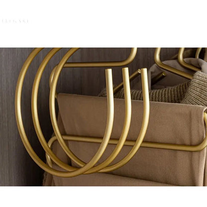 BowLift | S-shaped hanger - Elegant and space-saving metal wardrobe hanger (Set of 5)