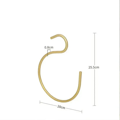 BowLift | S-shaped hanger - Elegant and space-saving metal wardrobe hanger (Set of 5)