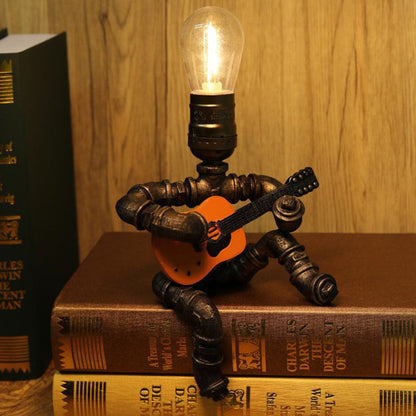 Chill Guitar Player Retro Table Lamp | Kalsten