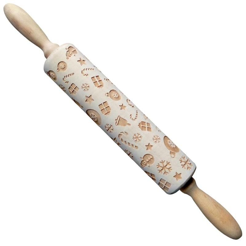 Skanto | Hand-Engraved Rolling Pin for Perfect Pastries