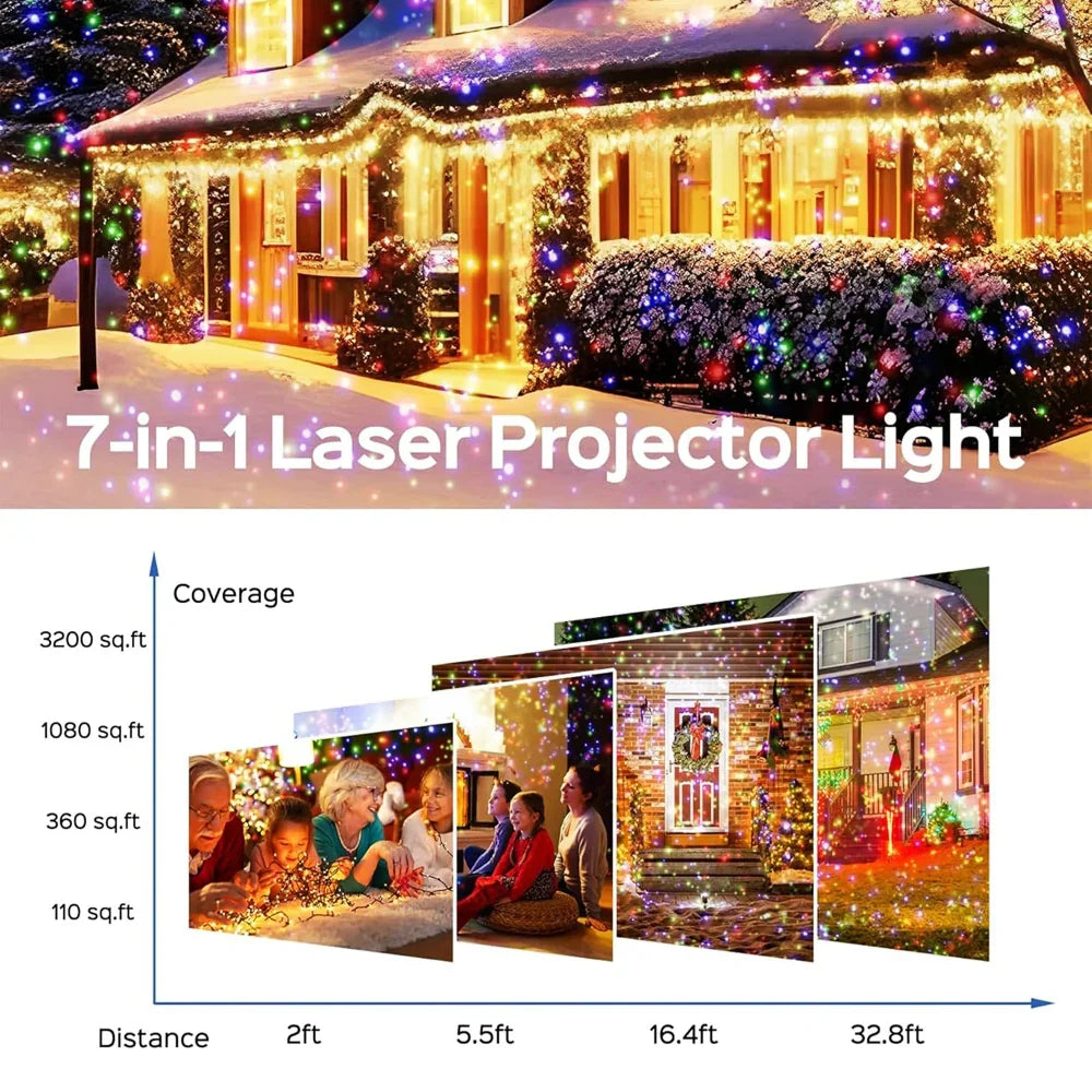 Skanto | Outdoor Christmas Light Projector Waterproof Laser Display