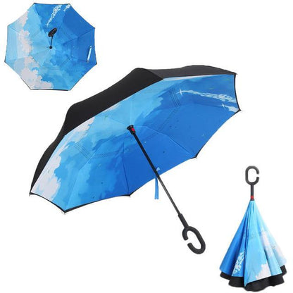 BowLift | Double-Layer Hands-Free Inverted Umbrella