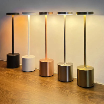 Skanto | Classic Wireless Lamp - Touch Sensor LED Desk Lamp with 3 Adjustable Color Temperatures