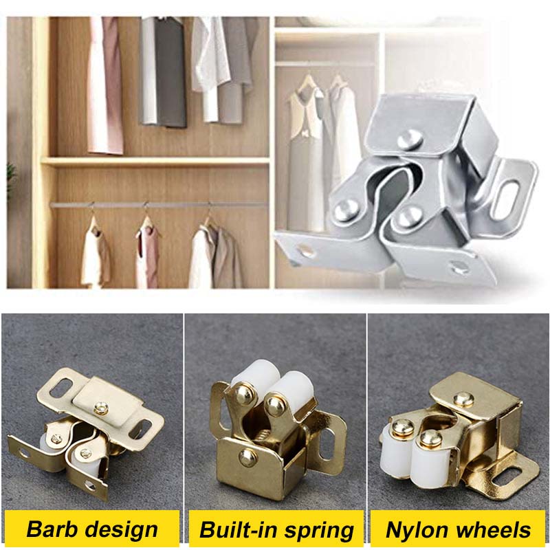 Skanto | Classic Cabinet Door Stainless Steel Snap Latches