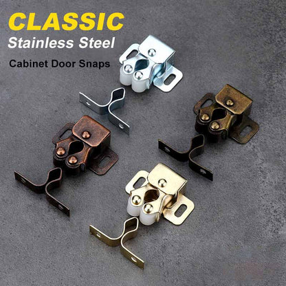 Skanto | Classic Cabinet Door Stainless Steel Snap Latches