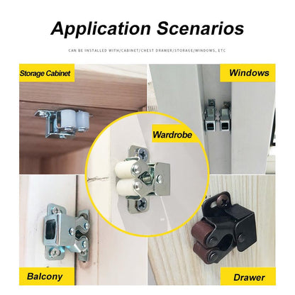 Skanto | Classic Cabinet Door Stainless Steel Snap Latches