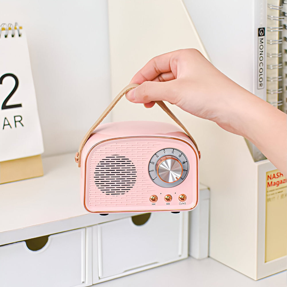 SoundRetro Bluetooth Speaker – Wireless Vintage Speaker with Deep Sound & Retro Design | Bowlift