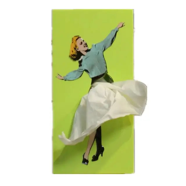 Retro Woman Tissue Box | Bowlift
