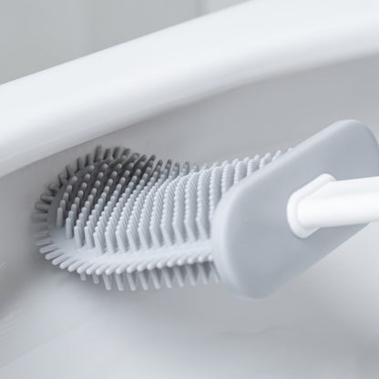 Silicone toilet brush
