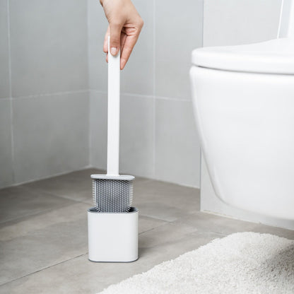 Silicone toilet brush