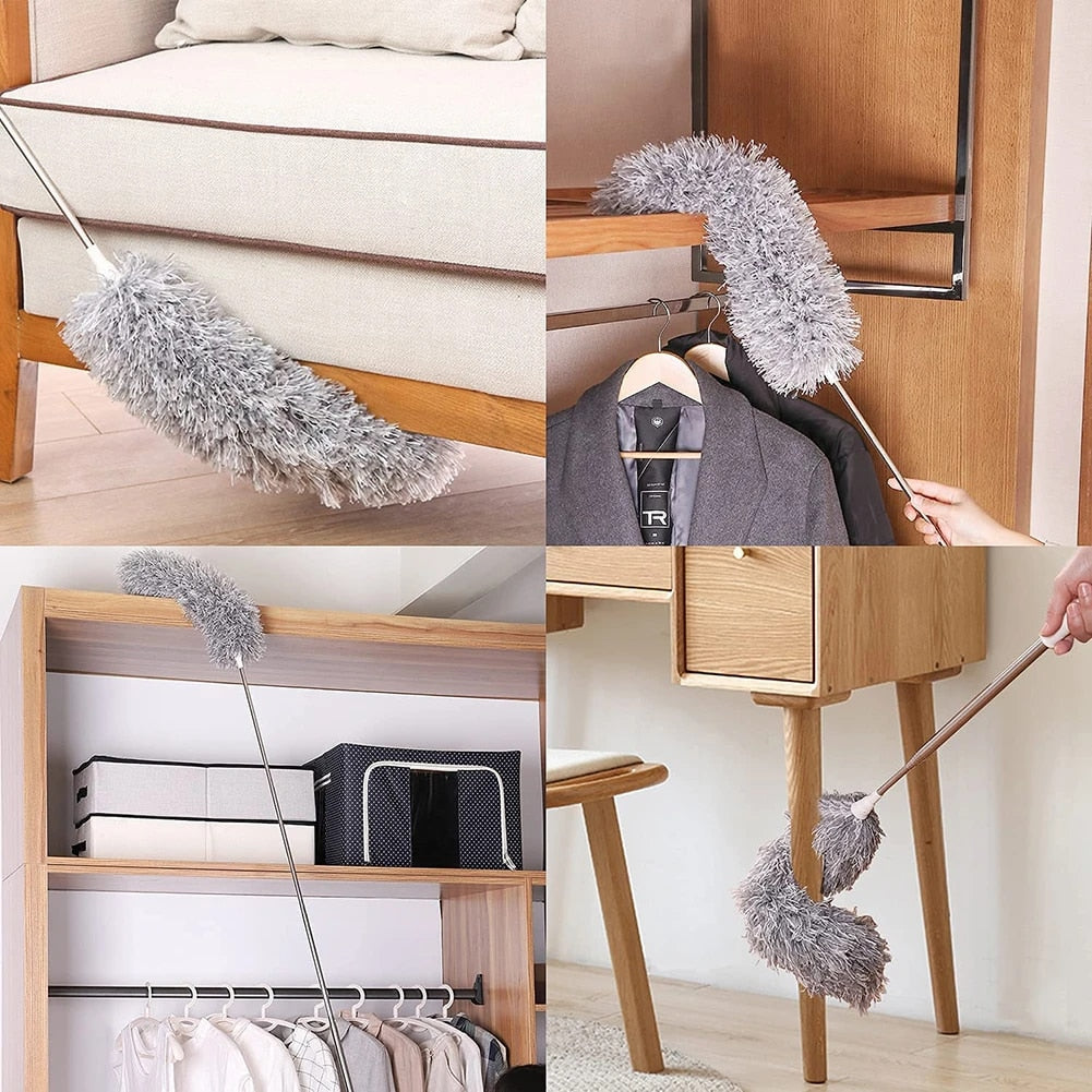 DustEase telescopic dust cloth - effortless cleaning made easy Bowlift