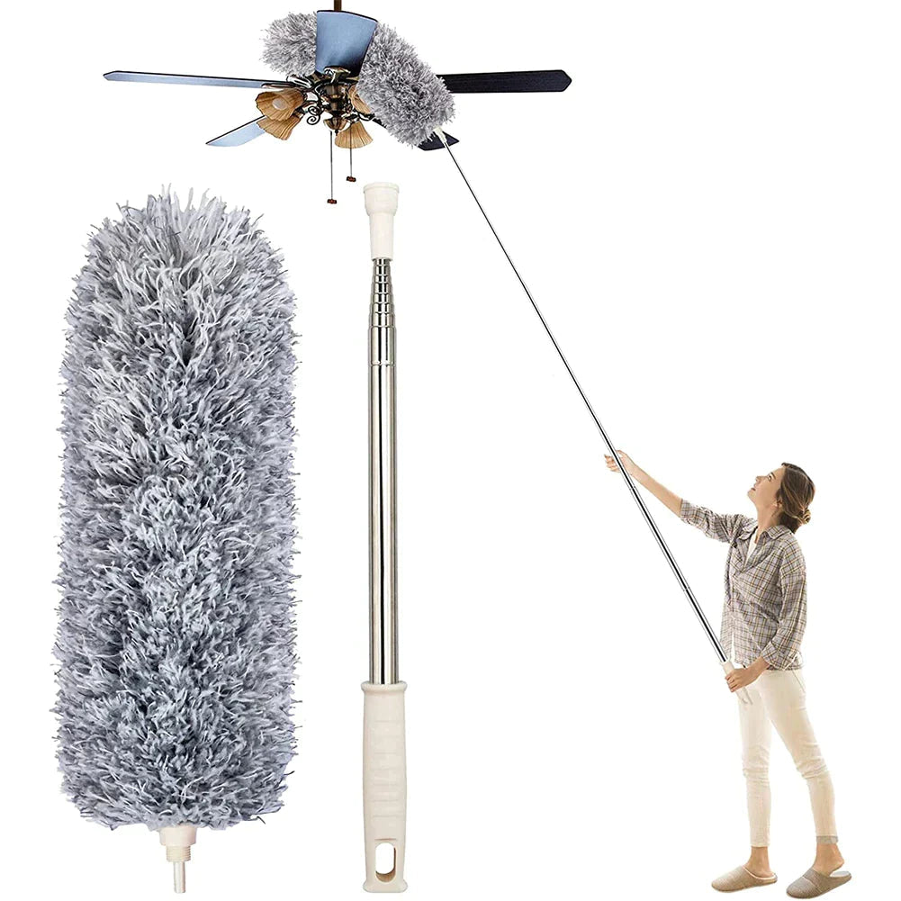 DustEase telescopic dust cloth - effortless cleaning made easy Bowlift
