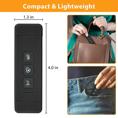 Skanto | Clip-on Light for Books, USB Rechargeable Reading Light with Timer, Portable LED Bookmark Light for Bedside and Desk