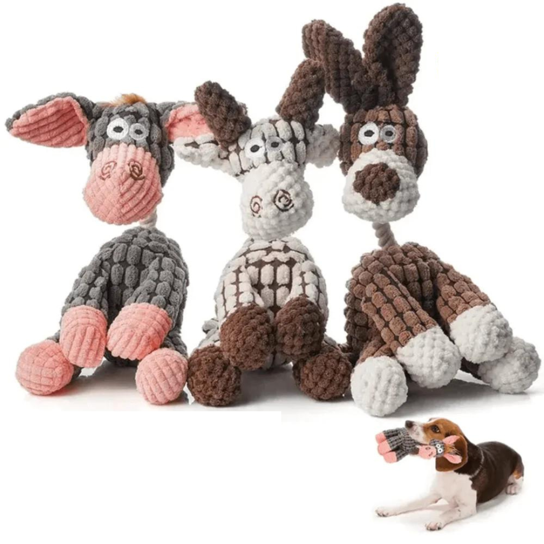 Sandsberg | Robust Plush Dog Toy | Bite-Resistant and Durable Design | Multiple Models
