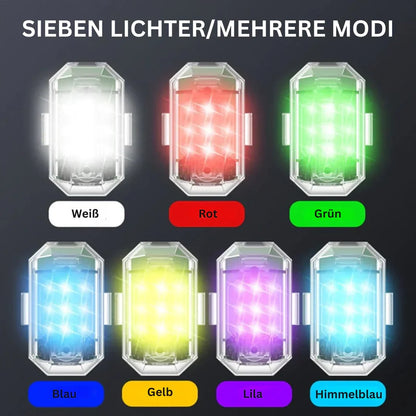BowLift | Wireless LED Motorcycle Tail Light – Rechargeable Remote Control for Brake and Warning Light