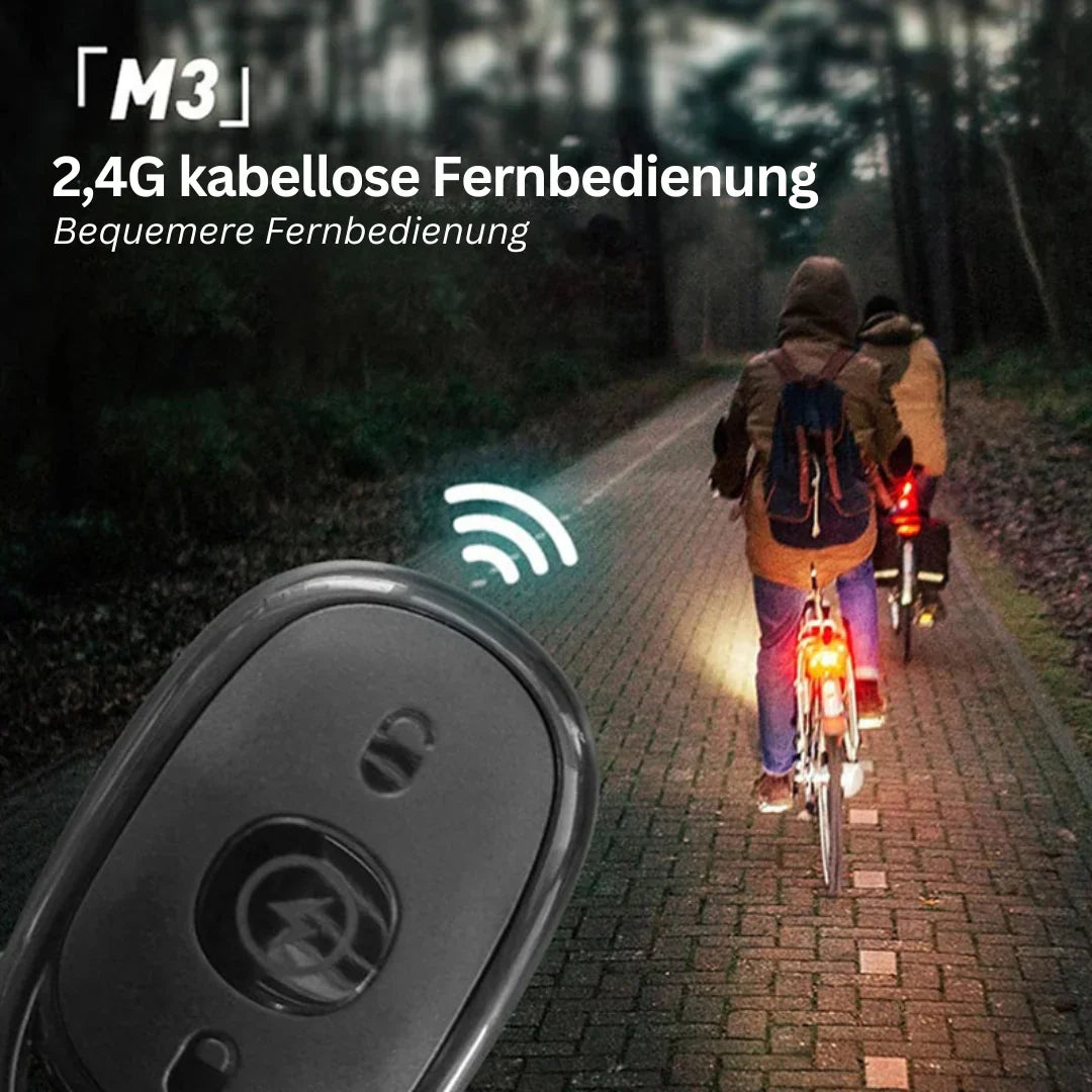 BowLift | Wireless LED Motorcycle Tail Light – Rechargeable Remote Control for Brake and Warning Light