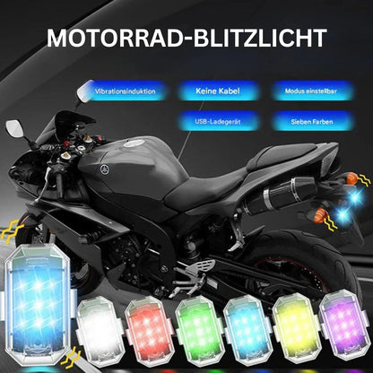 BowLift | Wireless LED Motorcycle Tail Light – Rechargeable Remote Control for Brake and Warning Light