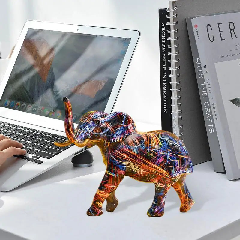BowLift | ColorTrunk Lively Elephant Sculpture Unique Bold Design