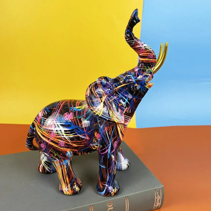 BowLift | ColorTrunk Lively Elephant Sculpture Unique Bold Design