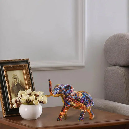 BowLift | ColorTrunk Lively Elephant Sculpture Unique Bold Design