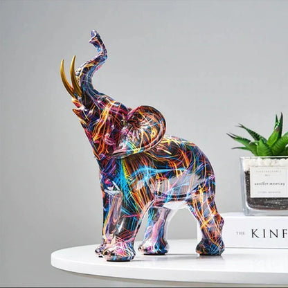 BowLift | ColorTrunk Lively Elephant Sculpture Unique Bold Design