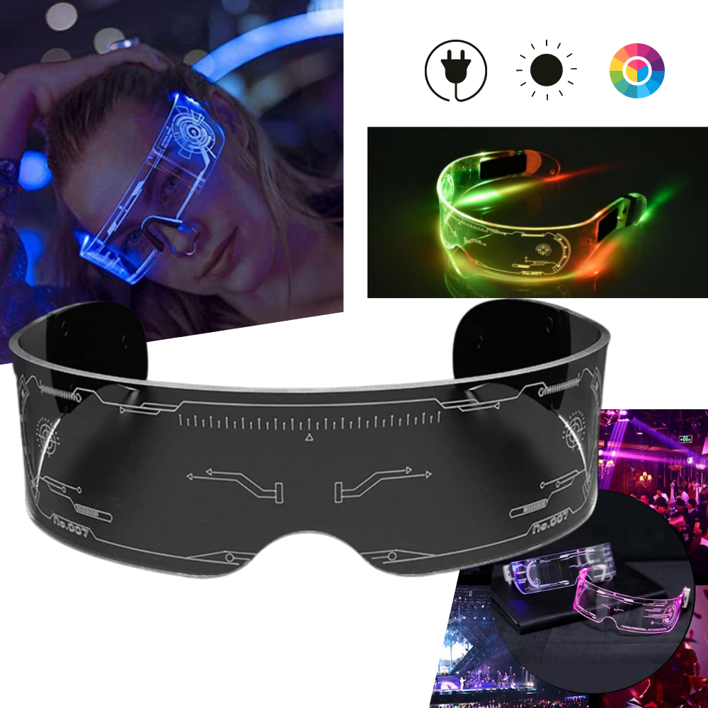 Illuminating Glasses with Colorful LED Lights