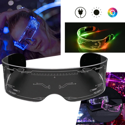 Illuminating Glasses with Colorful LED Lights
