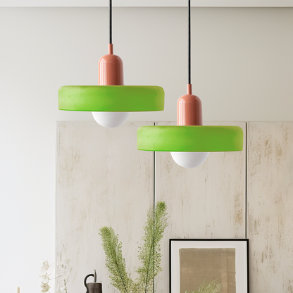 Skanto | Bauhaus Inspired Colorful Glass Pendant Lamp