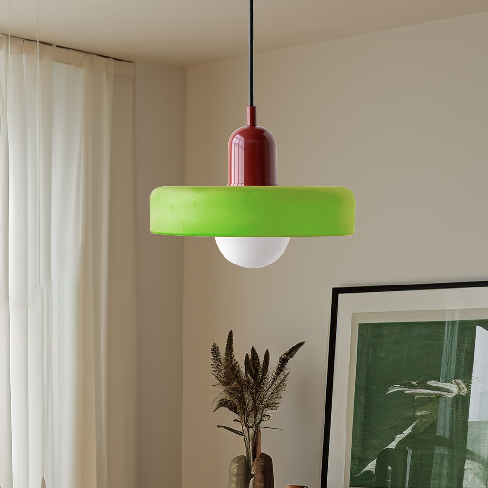 Skanto | Bauhaus Inspired Colorful Glass Pendant Lamp