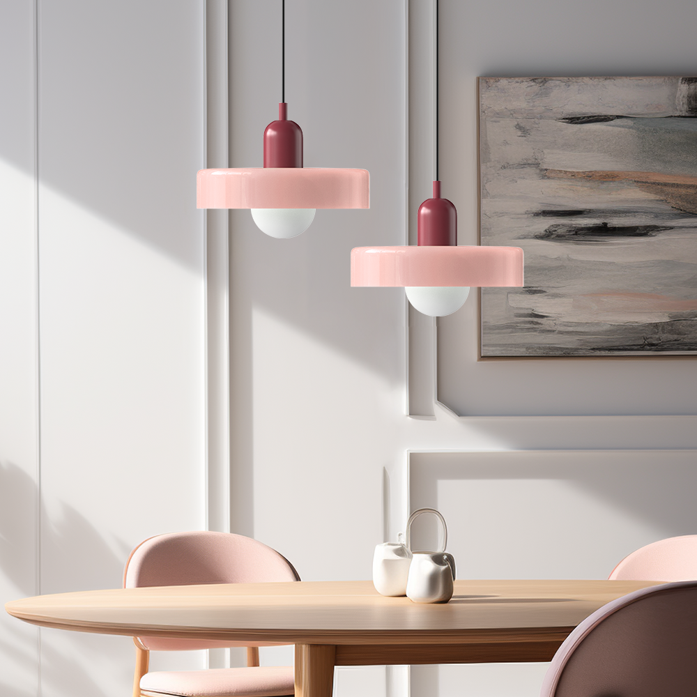 Skanto | Bauhaus Inspired Colorful Glass Pendant Lamp