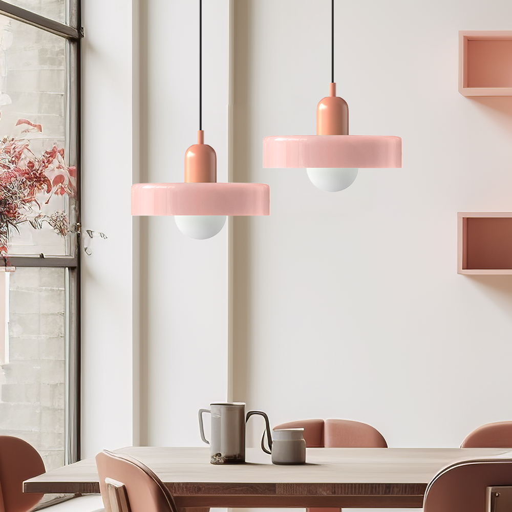 Skanto | Bauhaus Inspired Colorful Glass Pendant Lamp