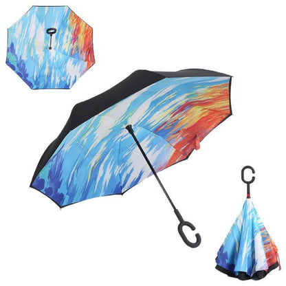 BowLift | Double-Layer Hands-Free Inverted Umbrella