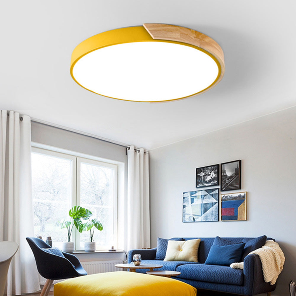 Colorful Round LED Ceiling Light | Karnz