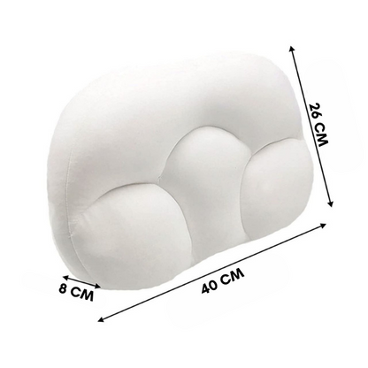 BowLift | Slim Sleep Pillow – Ergonomic Microbead Pillow for Side and Back Sleepers