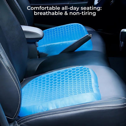BowLift | Orthopedic Gel Seat Cushion | Pressure Relief, Tailbone Support & Lower Back Comfort for Office Chair, Car & Wheelchair Use