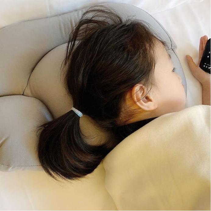 BowLift | Slim Sleep Pillow – Ergonomic Microbead Pillow for Side and Back Sleepers