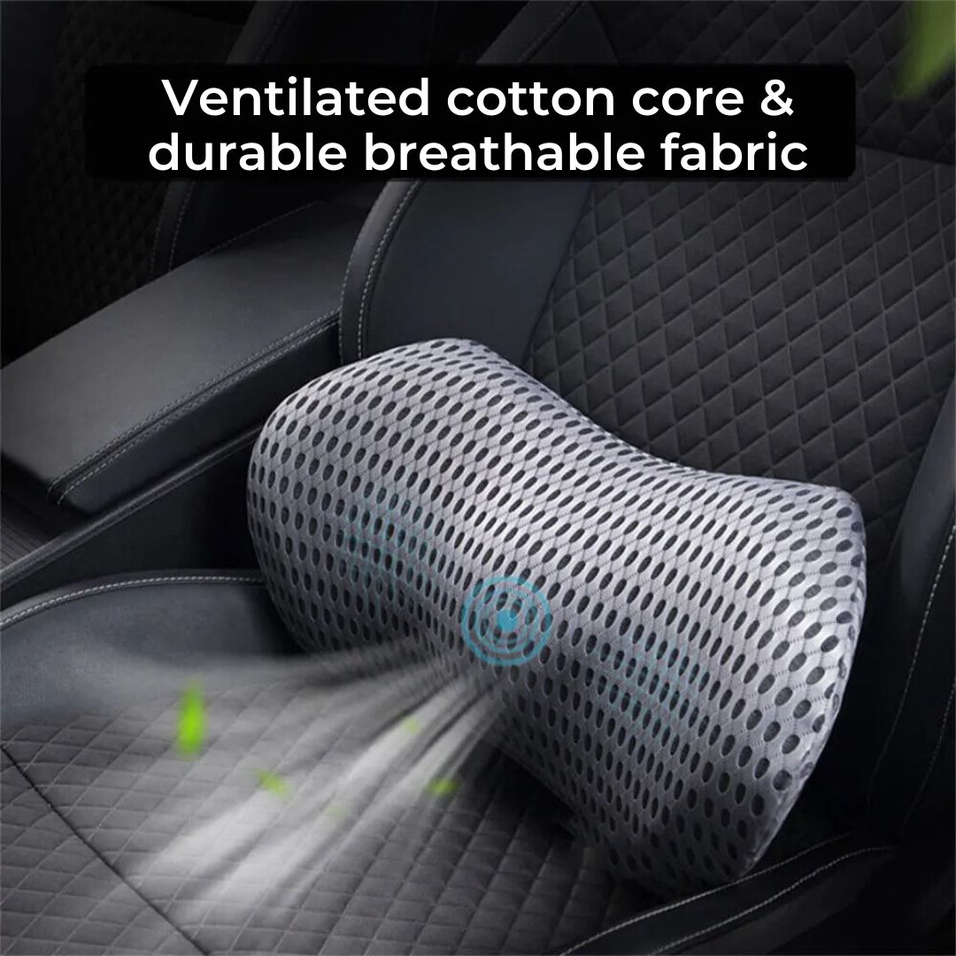 BowLift | Ergonomic Lumbar Support Cushion for Lower Back Pain Relief - Ideal for Office, Driving, and Home Use