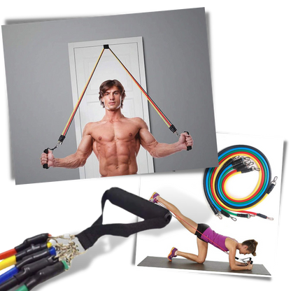 Complete Resistance Band Set (11 Pieces)