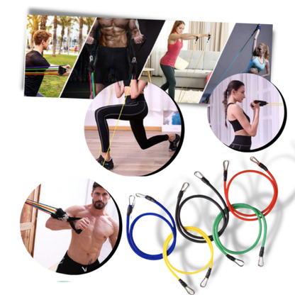Complete Resistance Band Set (11 Pieces)