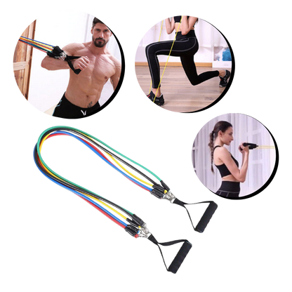 Complete Resistance Band Set (11 Pieces)