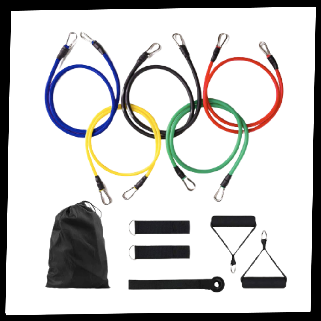 Complete Resistance Band Set (11 Pieces)