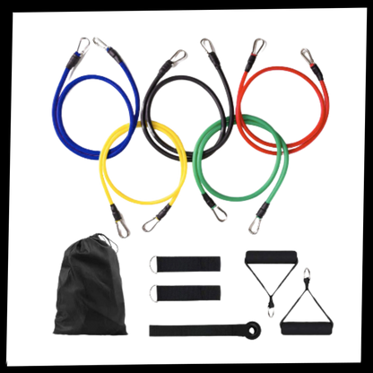Complete Resistance Band Set (11 Pieces)