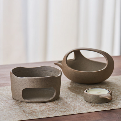 BowLift | Japanese Style Simple Candle Tea Warmer Pot