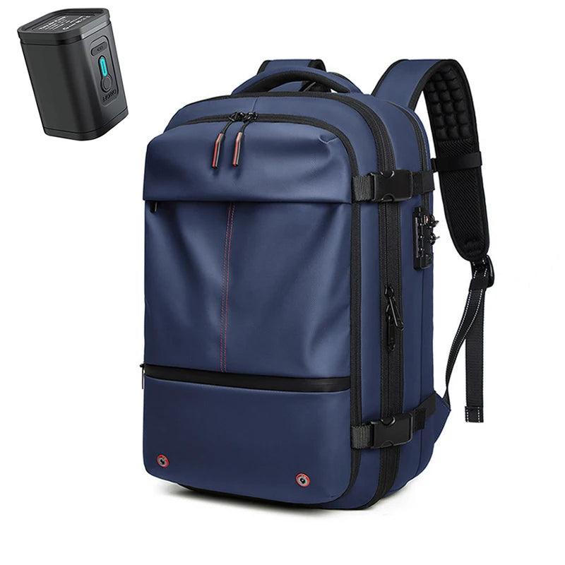 Skanto | CompriBag – Space-Saving Vacuum Travel Backpack with Expandable Capacity (25L–60L)