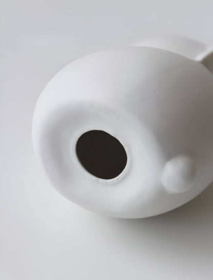 BowLift | ConeyBliss Minimalist Ceramic Bunny – Elegant White Easter Rabbit Figurine Decor